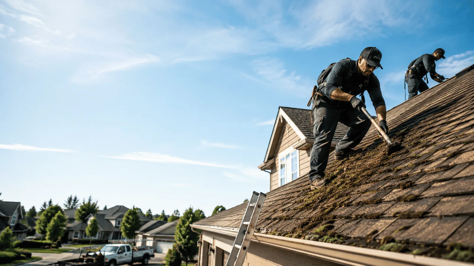 Roof Moss Removal in Owingsville, KY near me